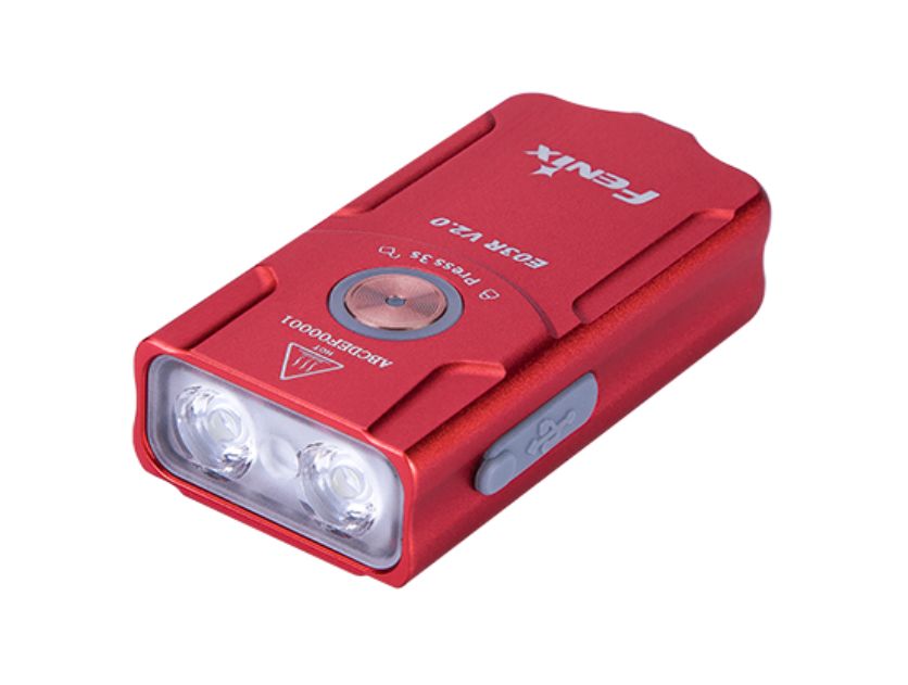 Fenix nabíjecí ruční svítilna E03R V2.0 GE červená