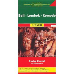 Freytag & Berndt automapa Bali, Lombok, Komodo 1:125000