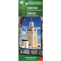 Freytag & Berndt automapa Tunisko 1:800000
