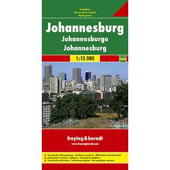 Freytag & Berndt plán města Johannesburg 1:15000