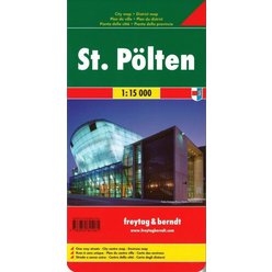 Freytag & Berndt plán města St. Polten 1:15000