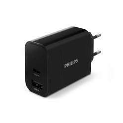 Philips duální USB nástěnná nabíječka DLP2621/12