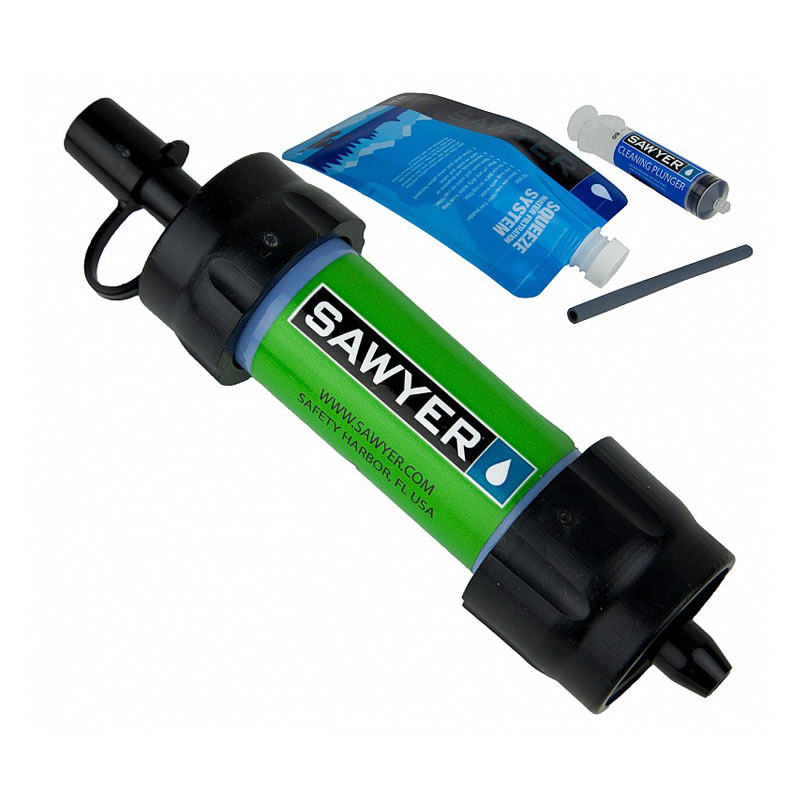 Sawyer cestovní vodní filtr Mini Filter green