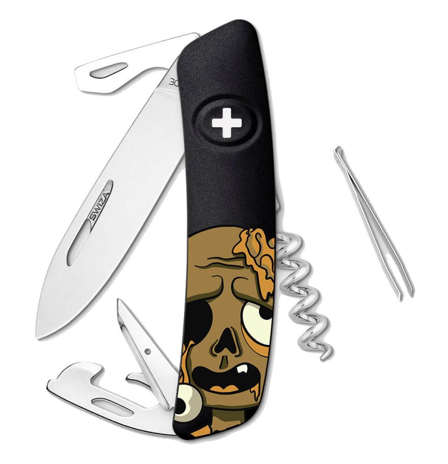 Swiza švýcarský kapesní nůž D03 Halloween Zombie black