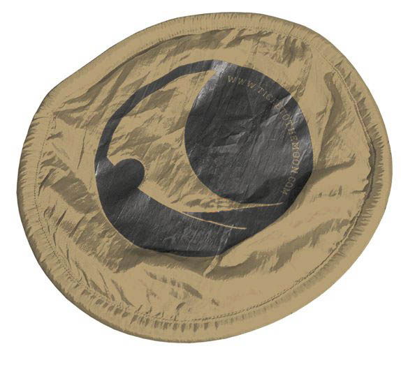 Ticket to the Moon frisbee Pocket brown